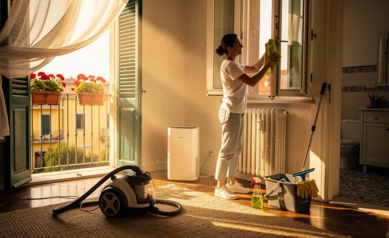 Routine di Pulizia Primaverile per Case Italiane Umide e Polverose