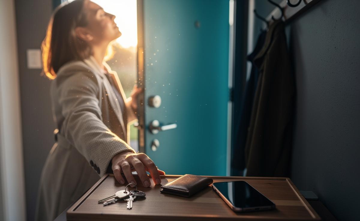 Un’abitudine comune prima di uscire di casa che potrebbe ridurre lo stress senza sforzo